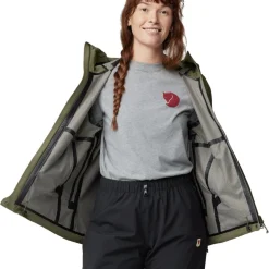 Fjällräven HC Hydratic Trail Jas Dames - mustard yellow