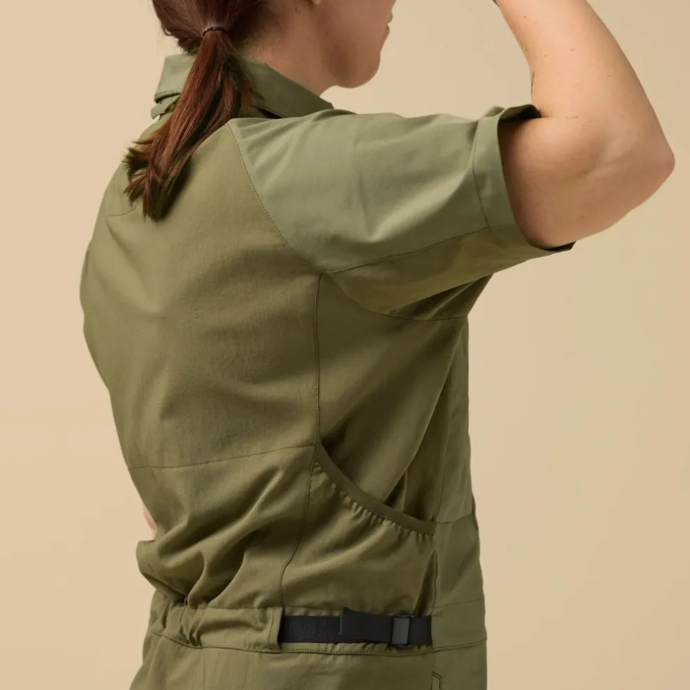 Fjällräven Hoja Field Jumpsuit Dames - zwart