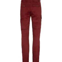 Broeken & Rokken < Fjällräven Karla Pro Zip-Off Broek Dames - bordeaux rood