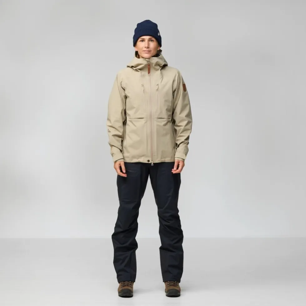 Fjällräven Keb GORE-TEX Jas Dames - fossil