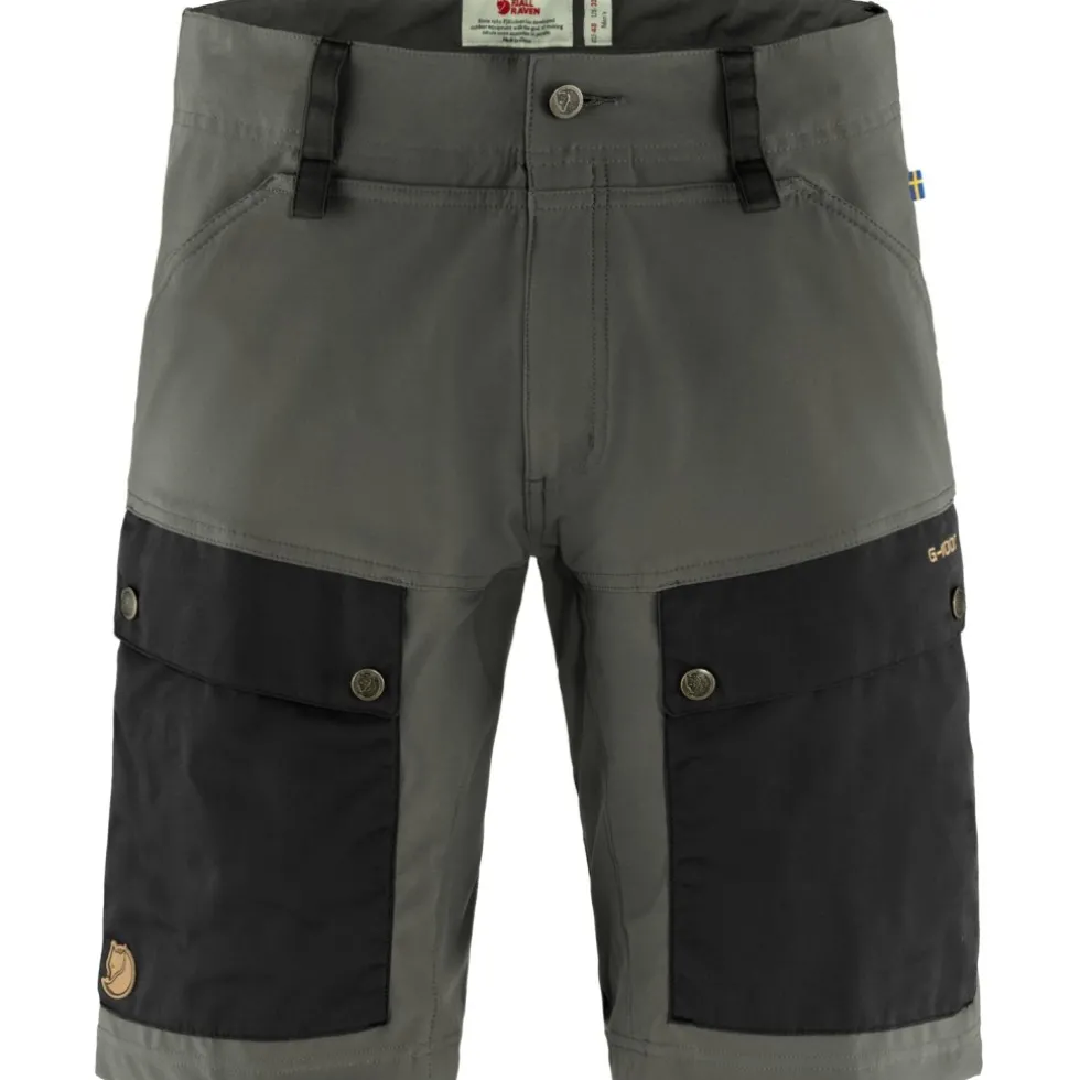 Fjällräven Keb Korte Broek Heren - black/stone grey