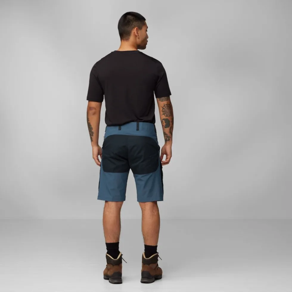 Fjällräven Keb Korte Broek Heren - dark navy/uncle blue