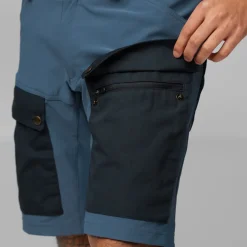 Fjällräven Keb Korte Broek Heren - dark navy/uncle blue