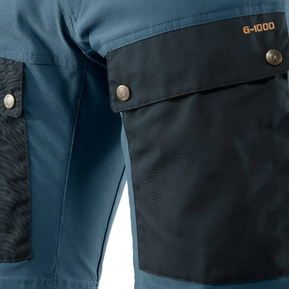 Fjällräven Keb Korte Broek Heren - dark navy/uncle blue