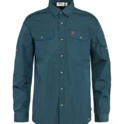 Fjällräven Singi Trekking Hemd met lange Mouwen Heren - mountain blue