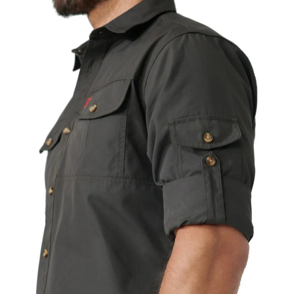Fjällräven Singi Trekking Hemd met lange Mouwen Heren - mountain blue
