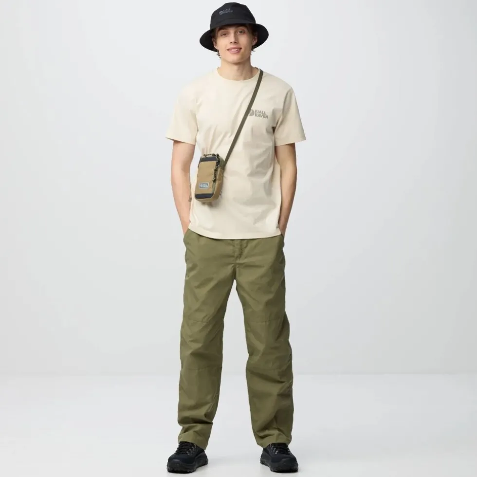 Fjällräven Vardag Pocket Schoudertas - Klein - poppy pink-khaki dust