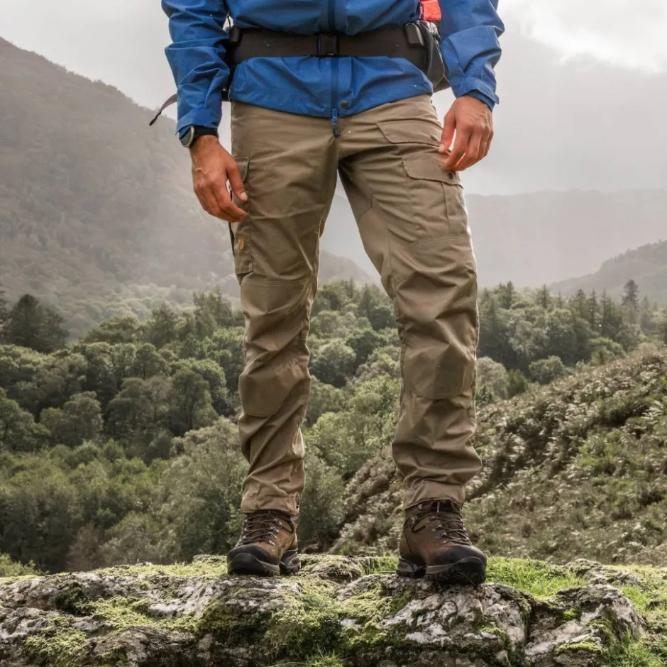 Broeken & Rokken < Fjällräven Vidda Pro Broek Heren - Regelmatig - suede brown