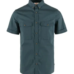 Shirts & Midlayers|T-Shirts & Tops < Fjällräven Övik Air Stretch Hed Heren - ountain bue