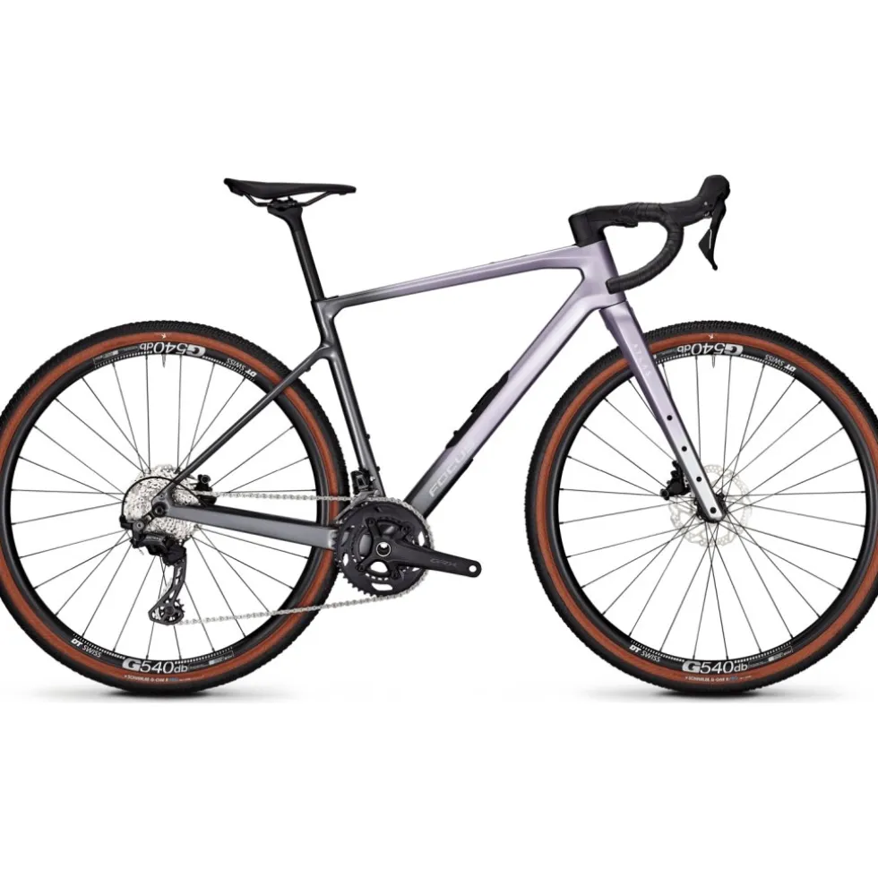 FOCUS ATLAS 8.7 - Carbon gravel bike - 2026 - lavender / steelgrey