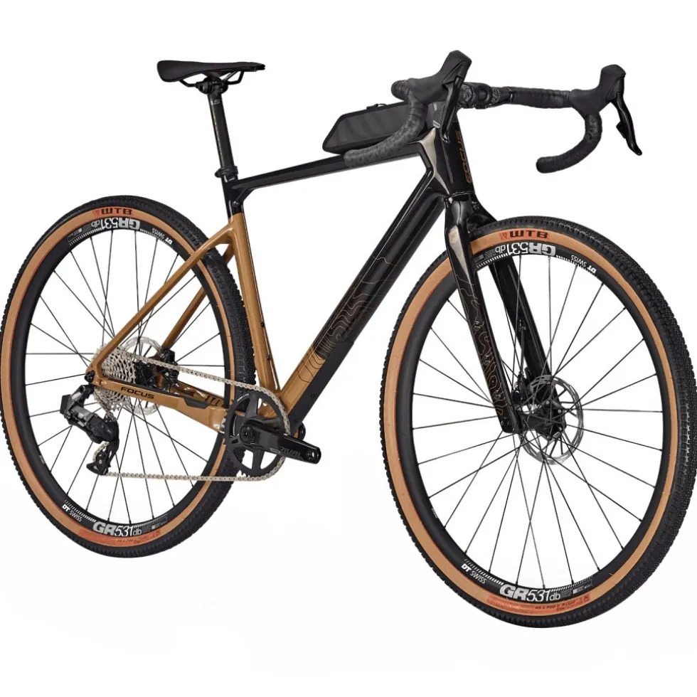 FOCUS ATLAS 8.0 - Classified - Carbon Gravel Bike - 2025 - carbon raw glossy / goldrush glossy