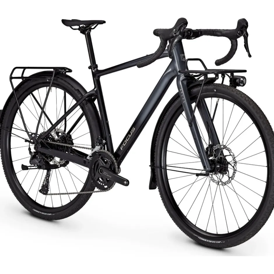 Gravelbikes Bikepacking < Focus ATLA 6.8 EQP - Gravelbike - 2026 - teelgrey / diamondblack