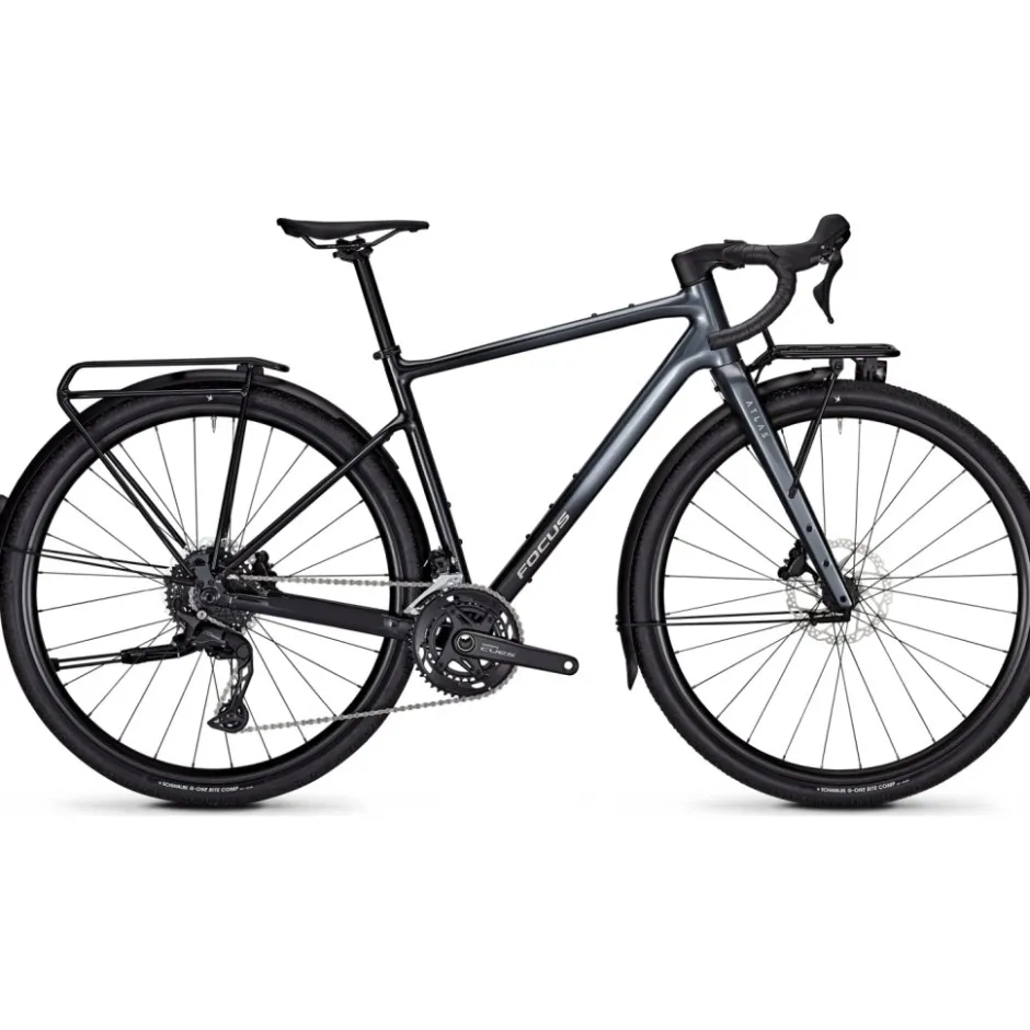 Gravelbikes Bikepacking < Focus ATLA 6.8 EQP - Gravelbike - 2026 - teelgrey / diamondblack