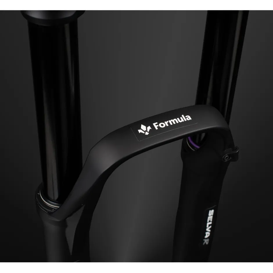 Verende Voorvorken < Formula Selva R Fork - 27.5+ / 29" | 43mm Offset | Tapered - Extended 160-170mm | Tapered | 15x110mm Boost - matte black