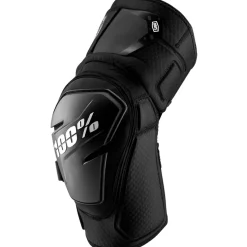 100% Fortis Kniebeschermers - zwart