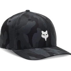 FOX Head Camo Tech Flexfit Pet - black camo