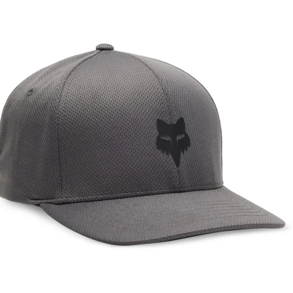 FOX Head Tech Flexfit Pet - steel grey