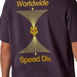 FOX Image Print 195 Original T-shirt met korte mouwen voor heren - plum perfect