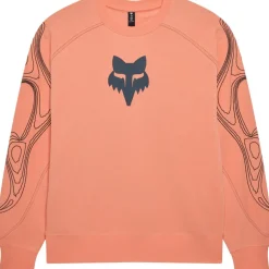 FOX Vision Fleece Crewneck Trui Heren - peach