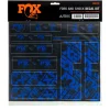 FOX CUSTOM Decal Kit for Fork & Rear Shock - blue