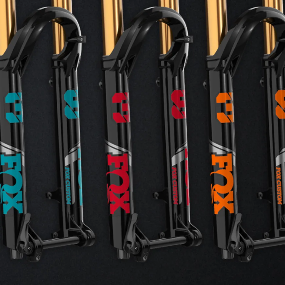 Stickers < FOX Factory FOX CUSTOM Decal Kit for Fork & Rear Shock - Root Beer