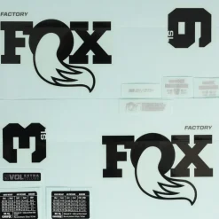 FOX Decal Kit voor 36 SL Voorwork (2026) - 803-04-273 | Factory | Shiny Orange | Black Logo