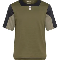 Shirts Kinderen < FOX Racing FOX Defend TB Fietsshirt Kinderen - oive green
