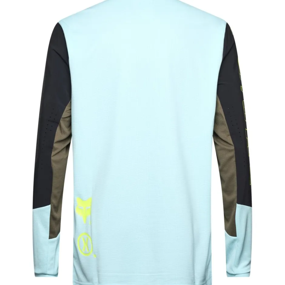 Mtb-Shirts < FOX Racing FOX Defend TB Fietsshirt et lange ouwen Heren - Elevated - light blue