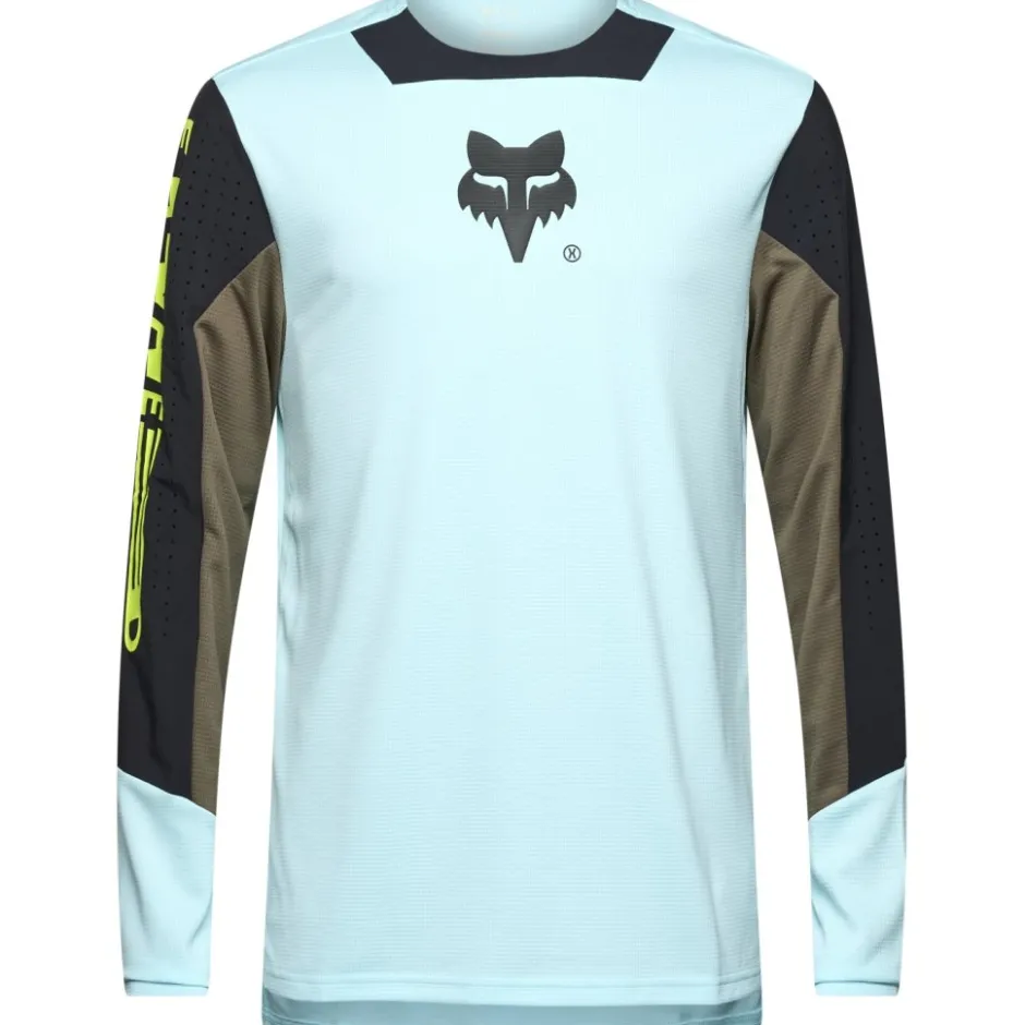 Mtb-Shirts < FOX Racing FOX Defend TB Fietsshirt et lange ouwen Heren - Elevated - light blue