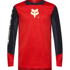 Mtb-Shirts < FOX Racing FOX Defend TB Fiethirt et lange ouwen Heren - Elevated - fluorecent red