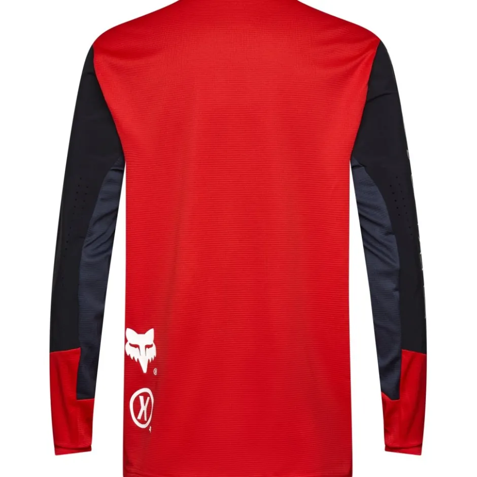 Mtb-Shirts < FOX Racing FOX Defend TB Fiethirt et lange ouwen Heren - Elevated - fluorecent red