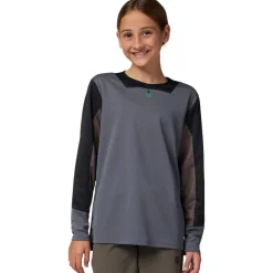 FOX Defend MTB Fietsshirt met lange mouwen Kinderen - galaxy blue