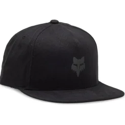 FOX Head Snapback Pet - black/charcoal