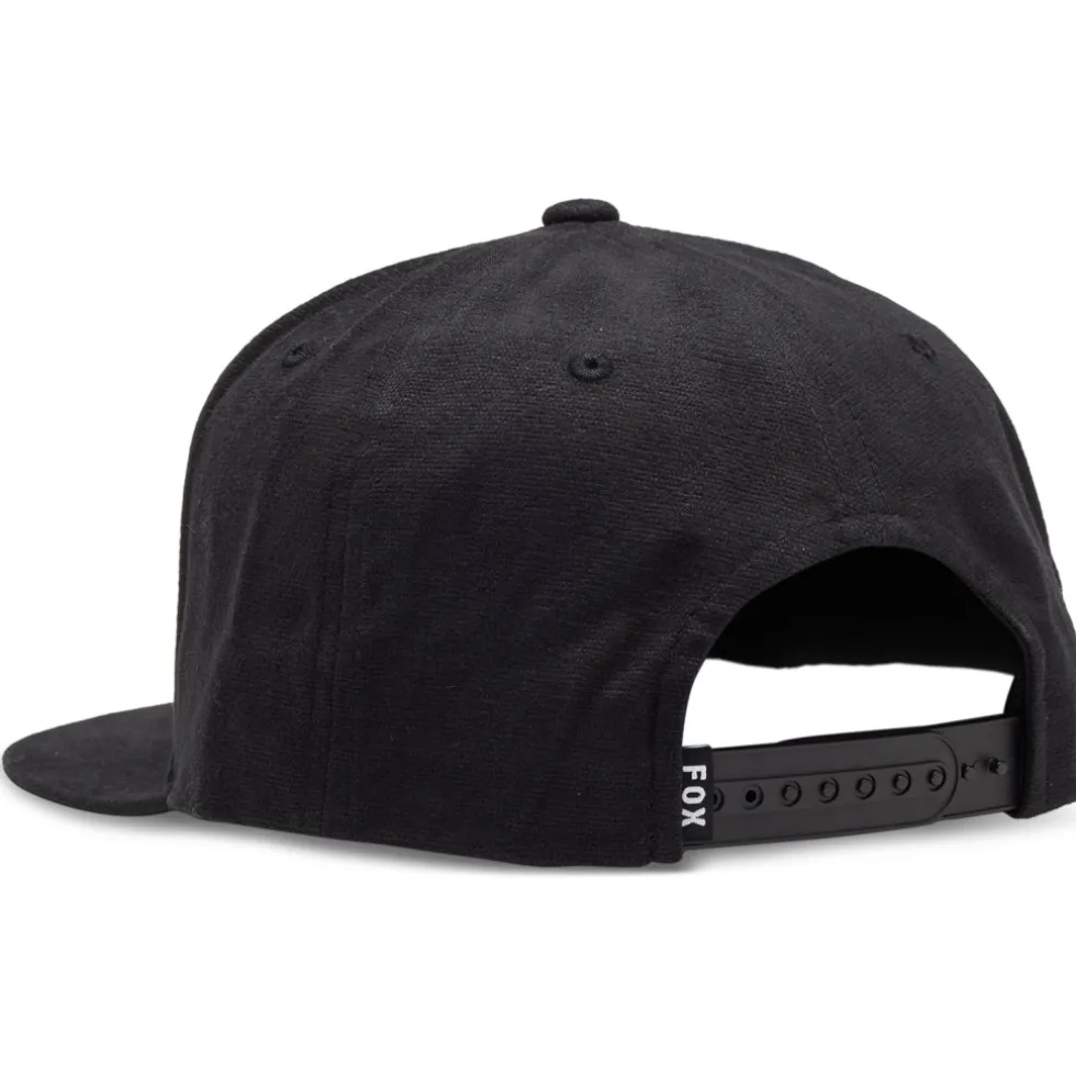 FOX Head Snapback Pet - black/charcoal