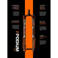 FOX PODIUM Voorvork - Factory | INV | GRIP X2 - 29