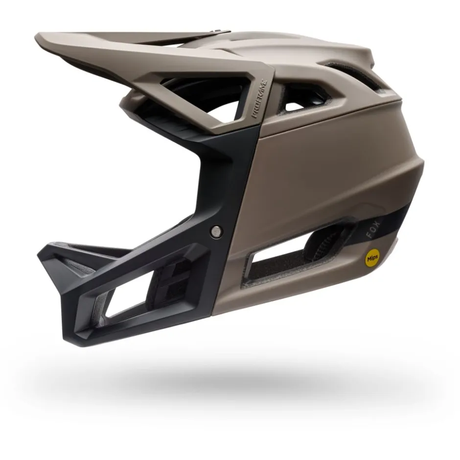 Downhill Helmen < FOX Racing FOX Proframe MIPS Integraalhelm voor kinderen - Solid - nutmeg