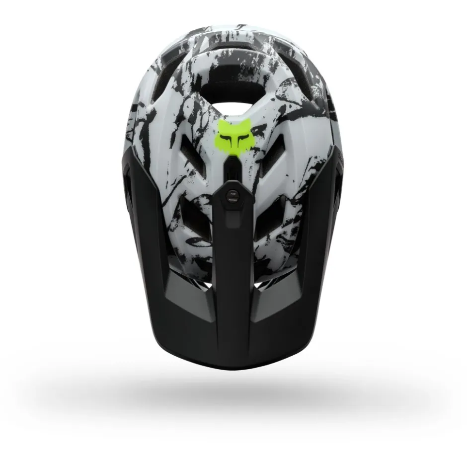 Downhill Helmen < FOX Racing FOX Proframe MIPS Integraalhelm voor kinderen - Thrive - wit