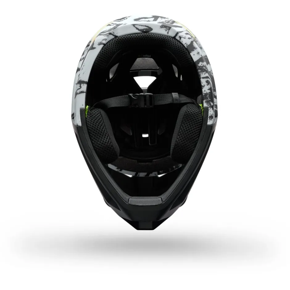 Downhill Helmen < FOX Racing FOX Proframe MIPS Integraalhelm voor kinderen - Thrive - wit