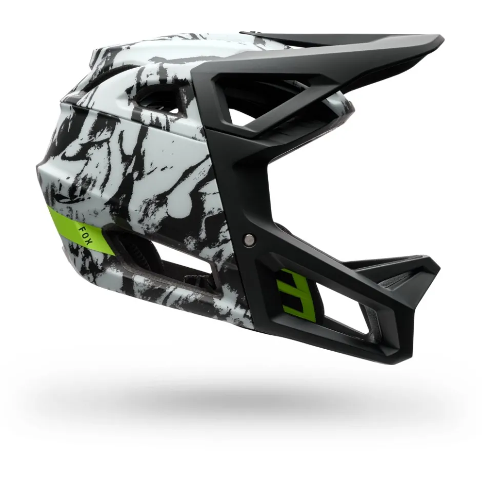 Downhill Helmen < FOX Racing FOX Proframe MIPS Integraalhelm voor kinderen - Thrive - wit