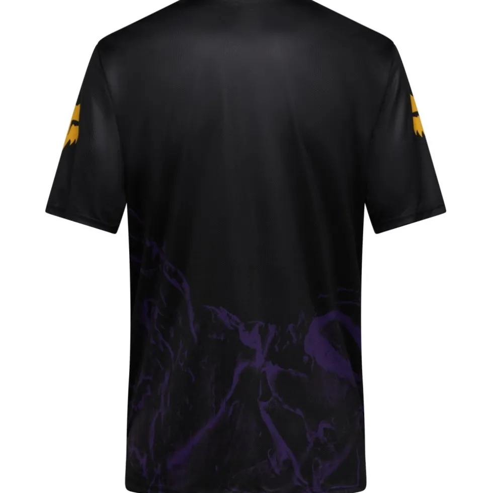 FOX Ranger Image Print MTB-shirt met korte mouwen voor kinderen - plum