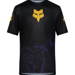 FOX Ranger Image Print MTB-shirt met korte mouwen voor kinderen - plum