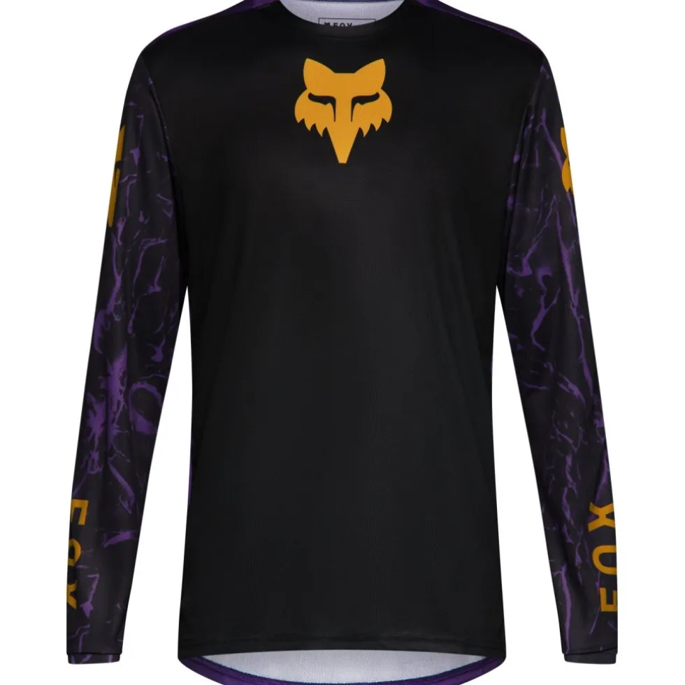 FOX Ranger Image Print MTB-shirt met lange mouwen voor kinderen - plum