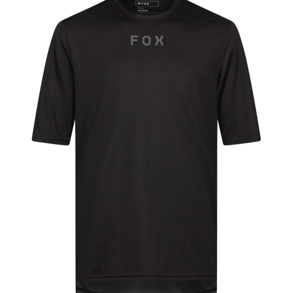 FOX Ranger Moth MTB Fietsshirt Heren - Wordmark - zwart