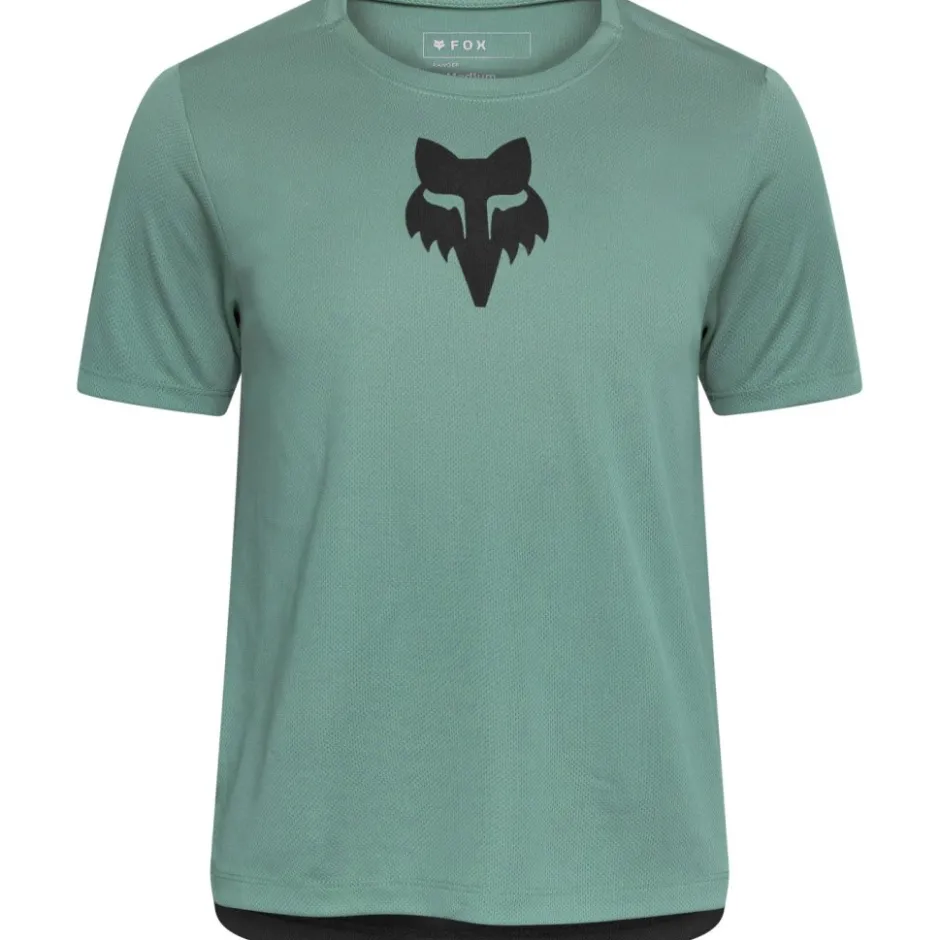 Shirts Kinderen|Mtb-Shirts < FOX Racing FOX Ranger MTB Fietsshirt Kinderen - Fox Head - pine