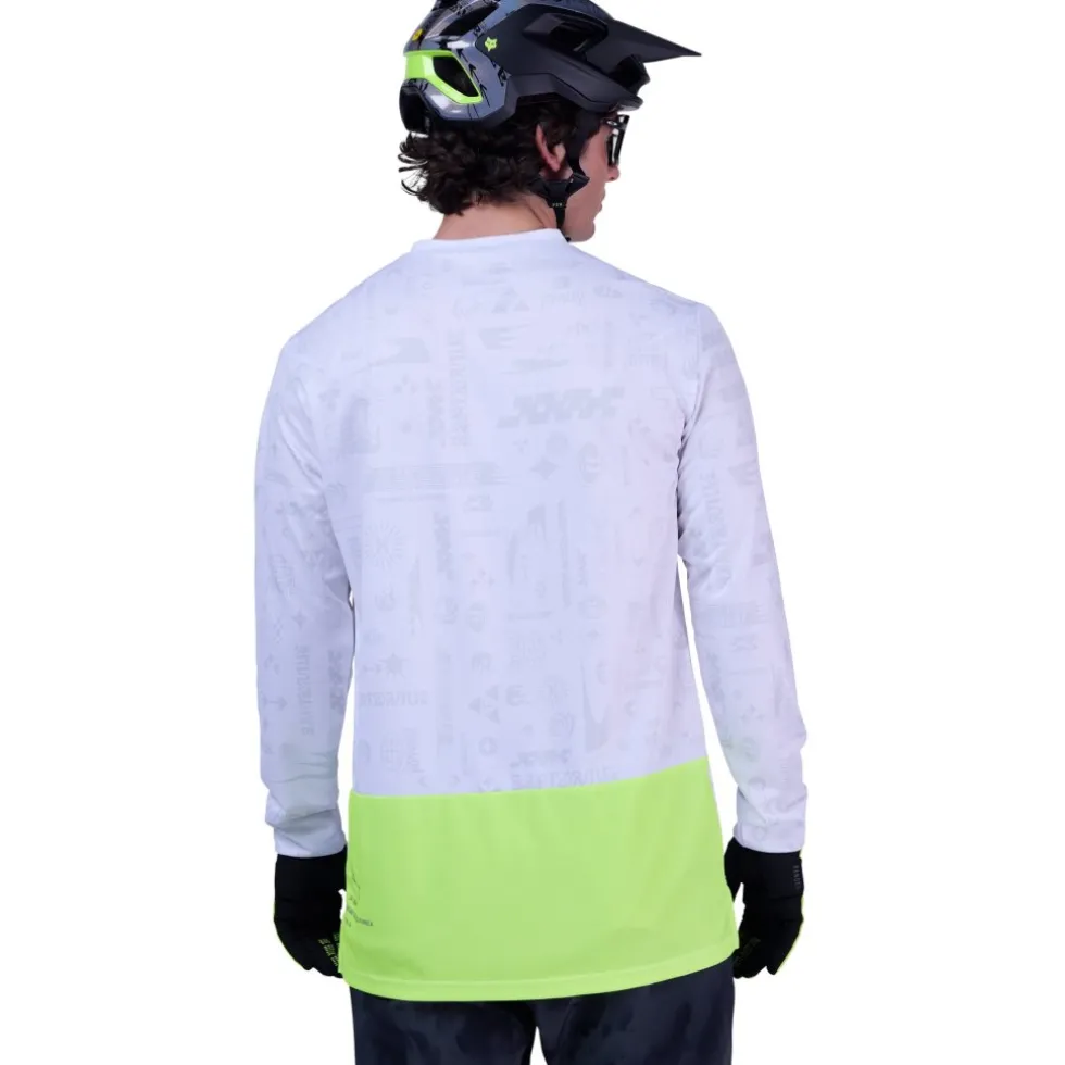 FOX Ranger MTB Fietsshirt met lange mouwen Heren - Lunar SE - white