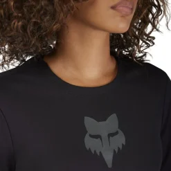 FOX Ranger MTB Fietsshirt met lange mouwen Dames - Fox Head - zwart