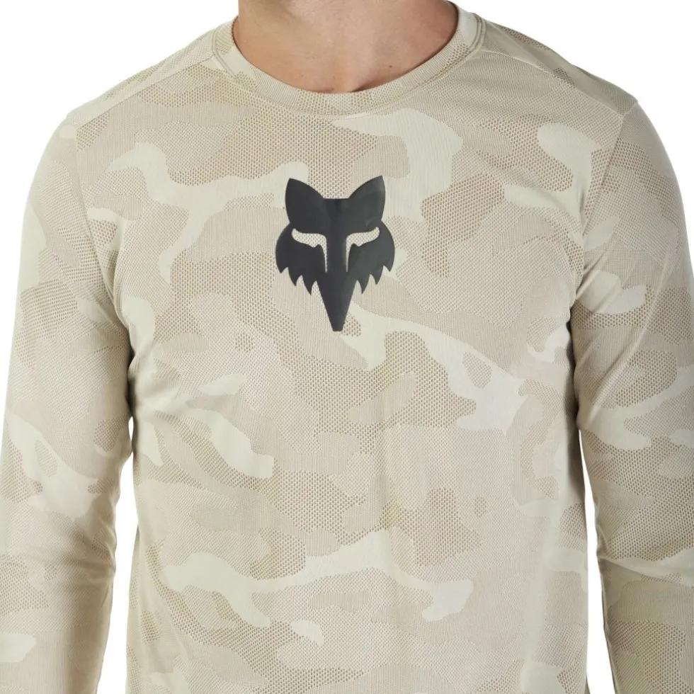 FOX Ranger TruDri mtb-shirt met lange mouwen voor heren - cream