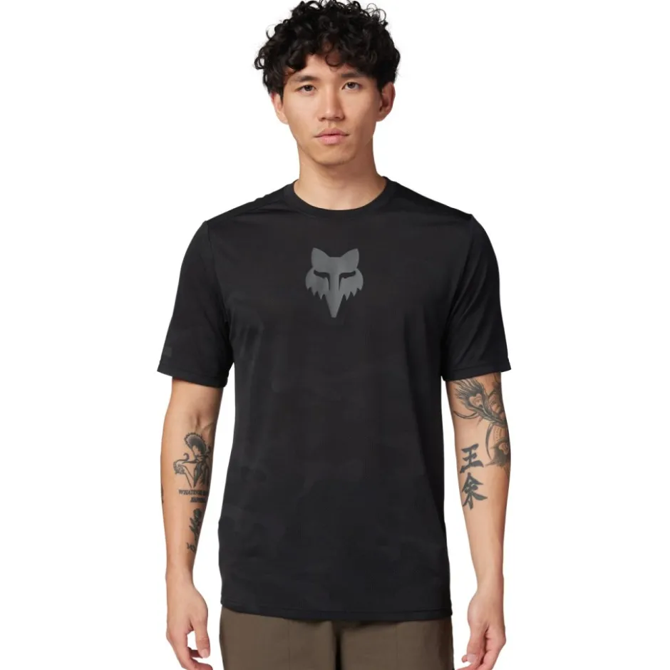 Mtb-Shirts < FOX Racing FOX Ranger TruDri tb-hirt et korte ouwen voor heren - zwart