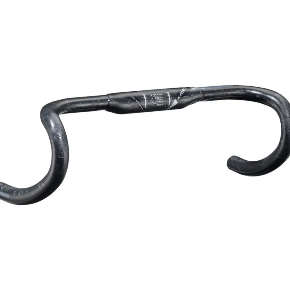 Sturen < FSA K-Force Carbon Compact Stuur - UD Carbon/zwart - grijs