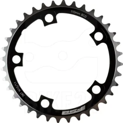 FSA Super Type Road Chainring 110mm compact N-10/11 - black/silver